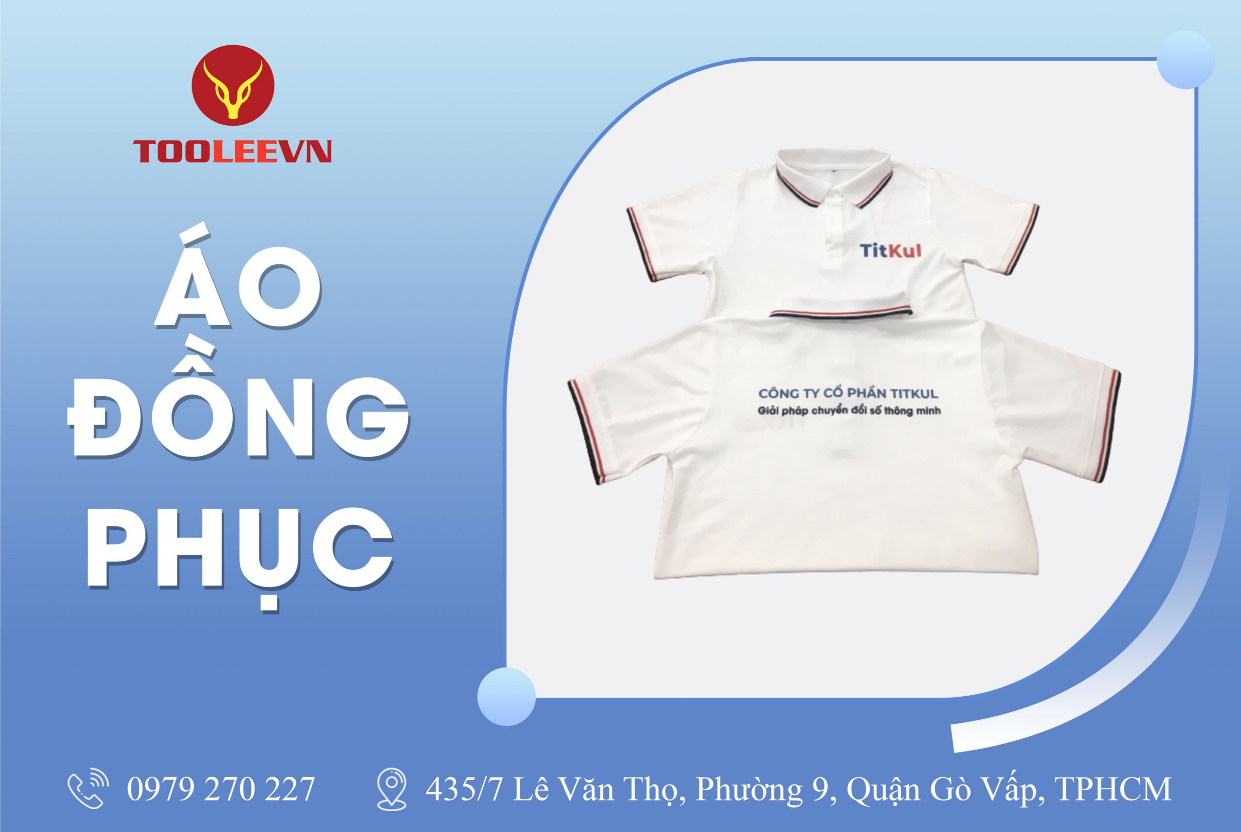 Logo và hình ảnh trên áo thun đồng phục nữ