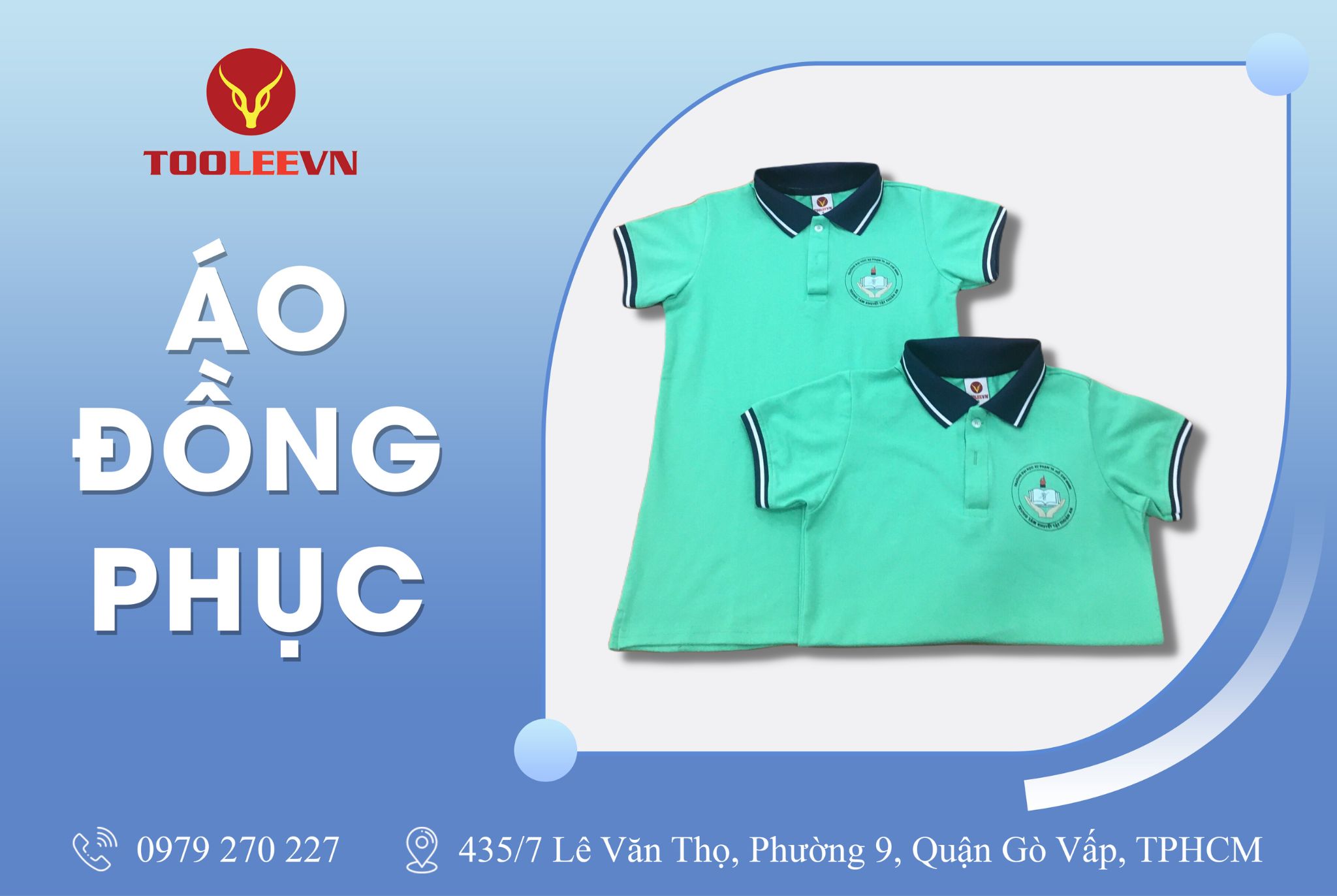 Áo đồng phục có cổ cho công ty