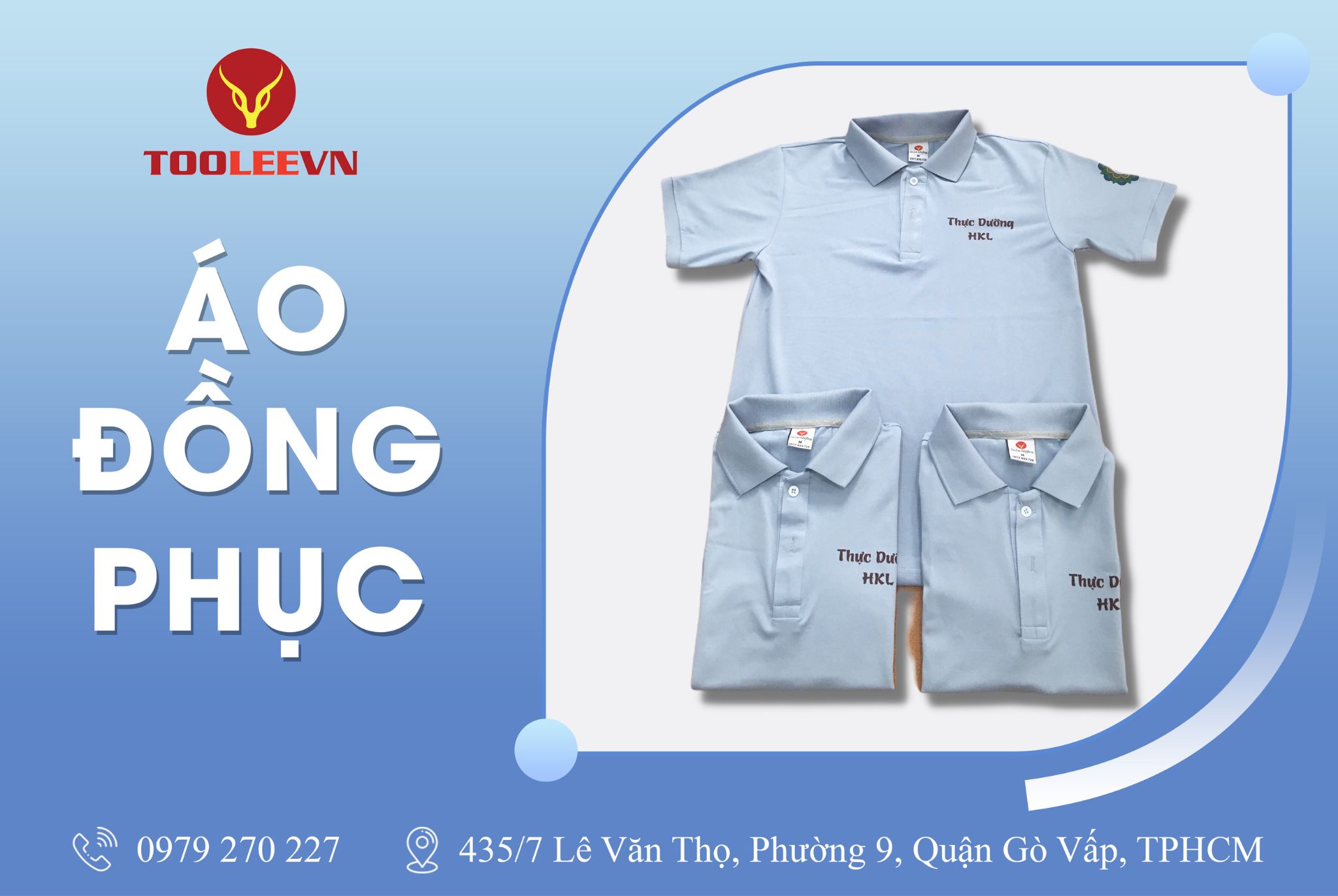 Áo đồng phục có cổ cho công ty