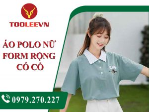 áo polo nữ form rộng có cổ