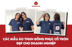 Các mẫu áo thun đồng phục cổ tròn đẹp cho doanh nghiệp