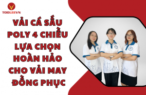 Vải cá sấu poly 4 chiều - lựa chọn hoàn hảo cho vải may đồng phục