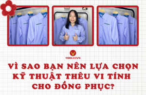 Vì sao bạn nên lựa chọn kỹ thuật thêu vi tính cho đồng phục?