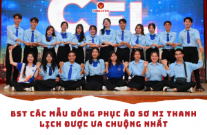 Bst các mẫu đồng phục áo sơ mi thanh lịch được ưa chuộng nhất