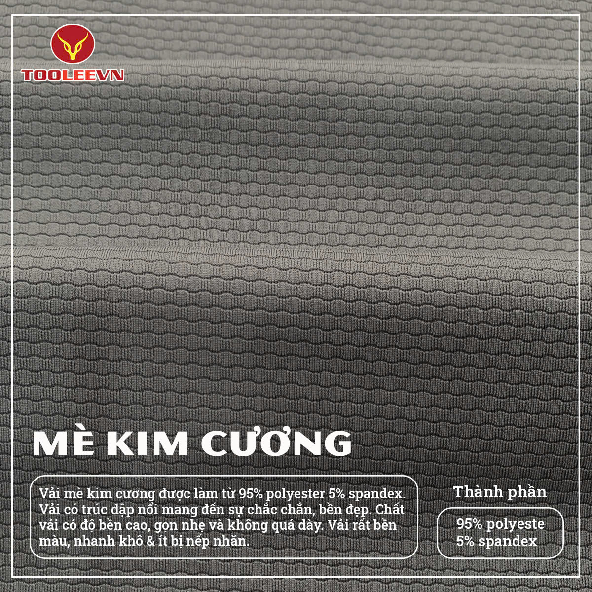 Vải mè kim cương