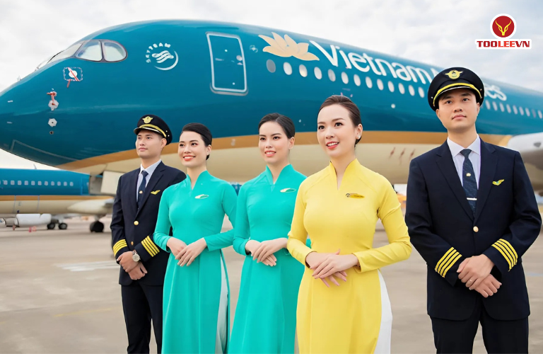 Đồng phục tiếp viên hàng khôngVietnam Airlines