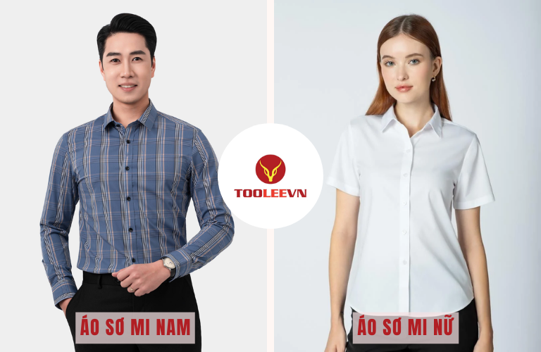 Mẫu áo sơ mi đồng phục công ty đẹp