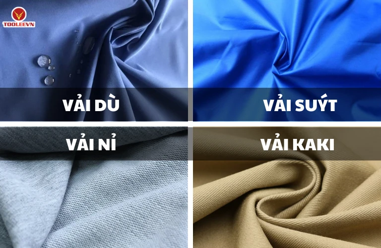 Chất liệu vải phổ biến dùng may áo khoác đồng phục