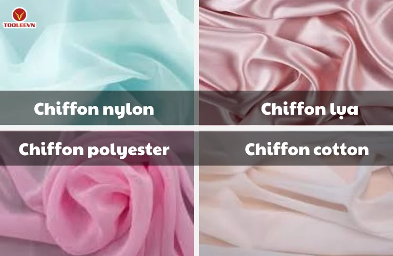Các loại vải chiffon phổ biến hiện nay